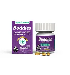 Logo for capsulestablets - Sunset 1:1:1 60pc Liquid Live Resin Soft Gels