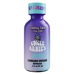 Logo for drinks - Uncle Arnies Beverage 20:1 Thc:Cbn Shot Blueberry Nightcap