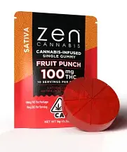 Logo for Gummies - Sativa Fruit Punch Single Gummy